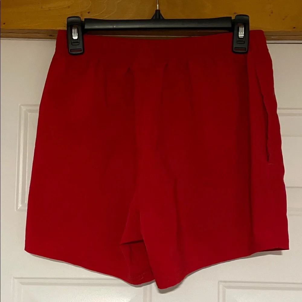 Gymshark Red Athletic Shorts, Size Small - Picture 3 of 5